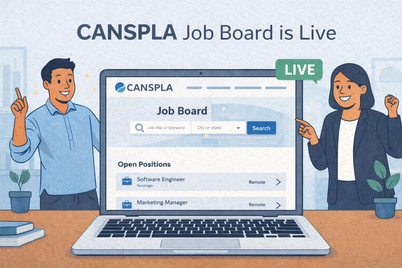 CANSPLA Job Board is Live: Post Jobs for Free & Reach Active Candidates Featured Image