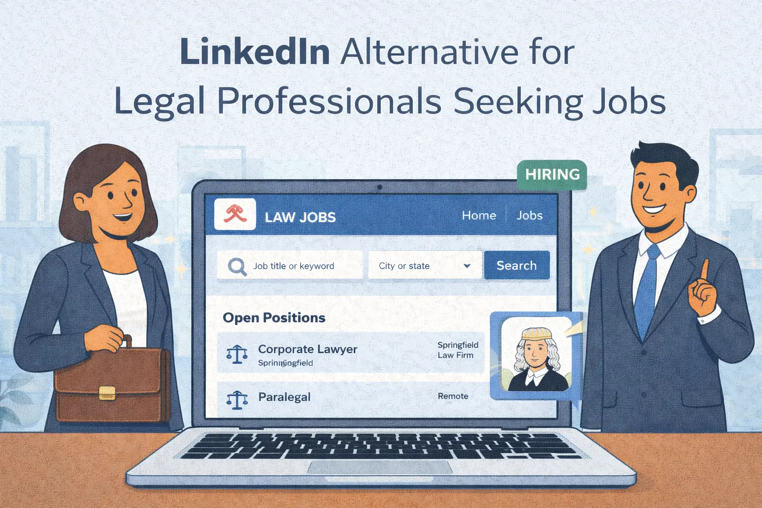LinkedIn Alternative for Legal Jobs Featured Image