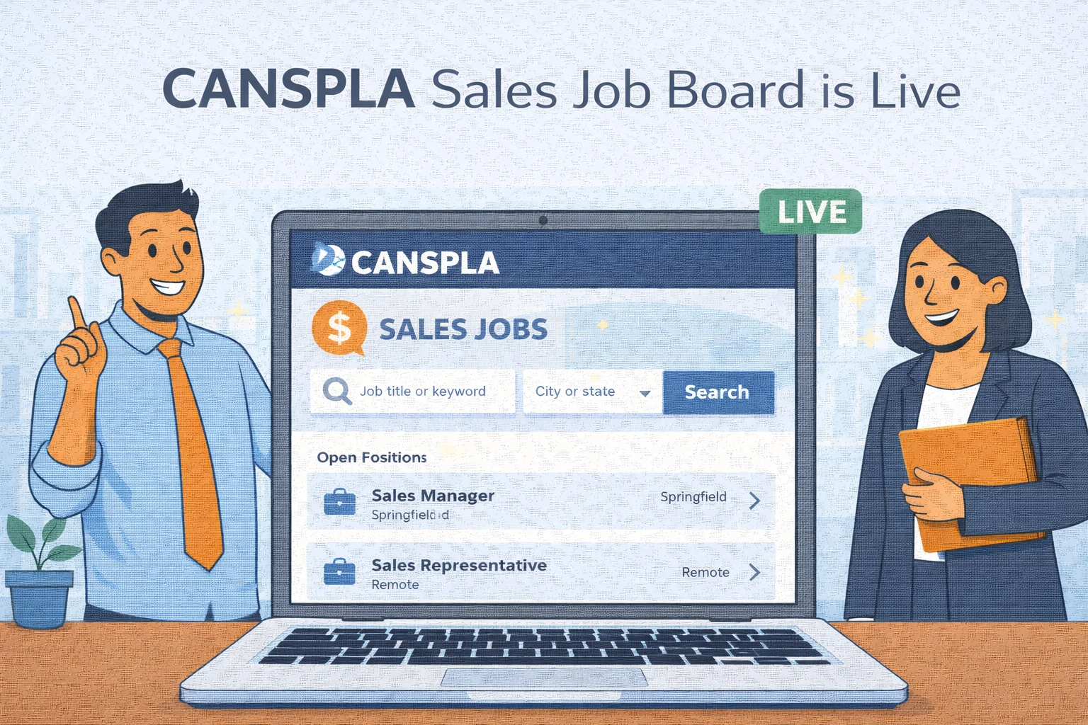 CANSPLA Sales Job Board is Live Featured Image
